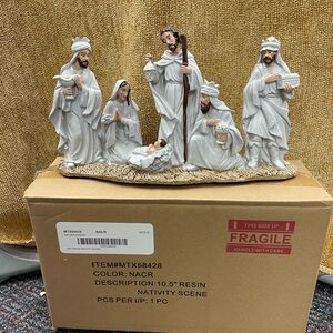 Regency International 10.5” resin nativity scene